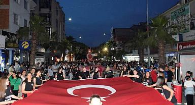 Turgutlu'da 19 Mayıs Fener Alayı İlgi Gördü